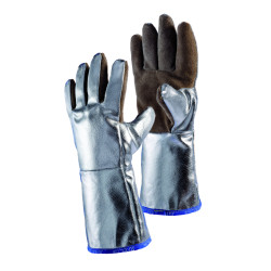 Glove - 250°C contact heat - aluminized/leather
